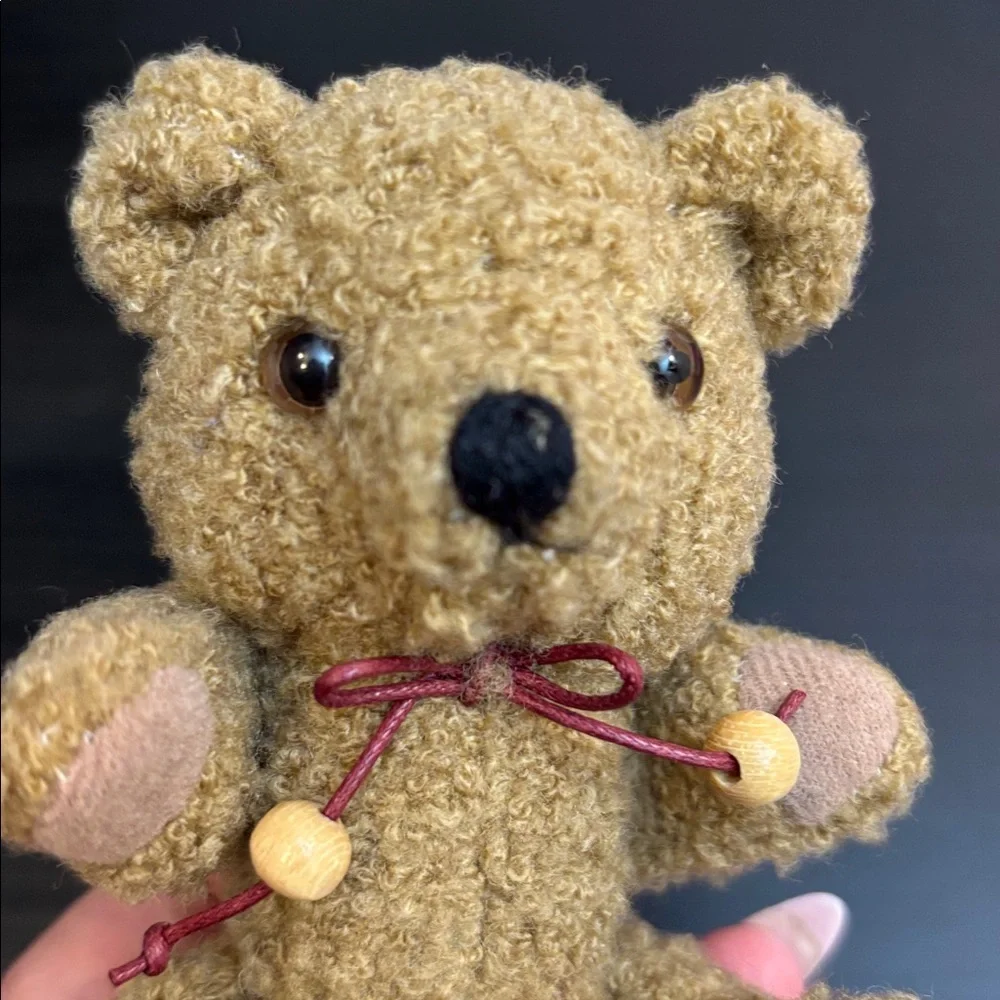 Vintage Collectible Adorable small tan Teddy Bear with moveable limbs. - Picture 12 of 14
